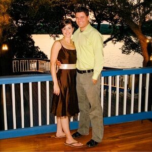 Elegant Brown Ann Taylor Dress with Satin Belt